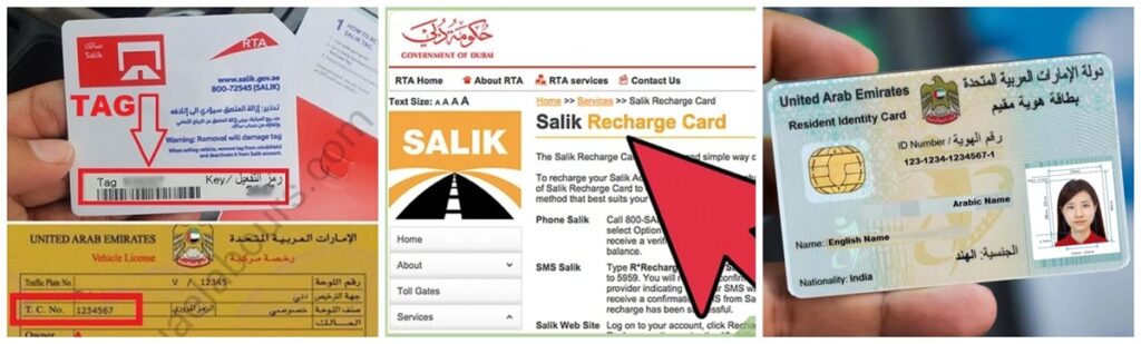 Documents required for Salik Tag